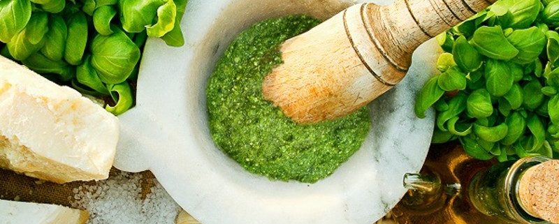 il pesto genovese nel mondo