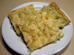 Focaccia con cipolla