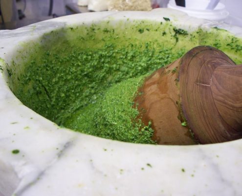 Il pesto genovese nel mondo