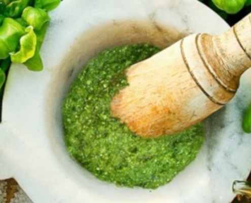 il pesto genovese nel mondo